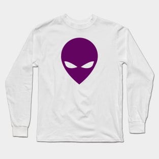 Purple Alien Long Sleeve T-Shirt